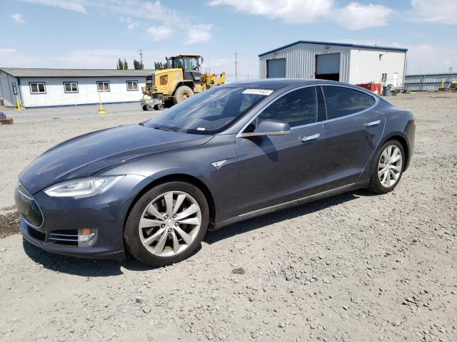 5YJSA1E25FF114429 - 2015 TESLA MODEL S Մոխրագույն լուսանկար 1