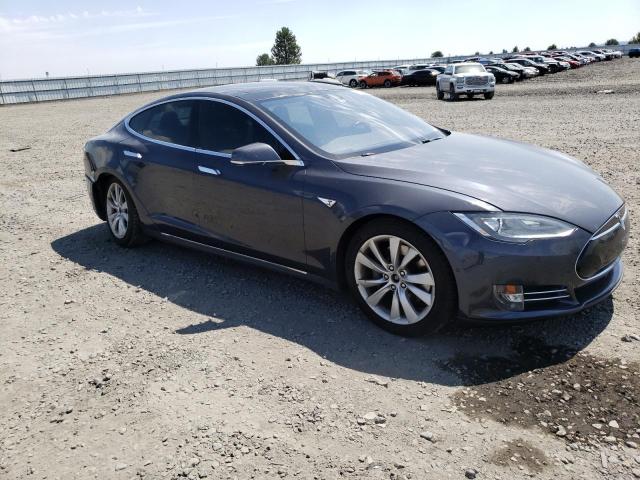 5YJSA1E25FF114429 - 2015 TESLA MODEL S Մոխրագույն լուսանկար 4