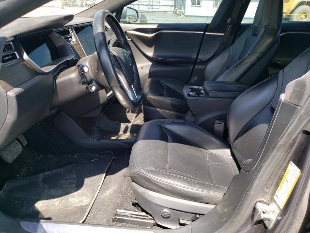 5YJSA1E25FF114429 - 2015 TESLA MODEL S Մոխրագույն լուսանկար 7