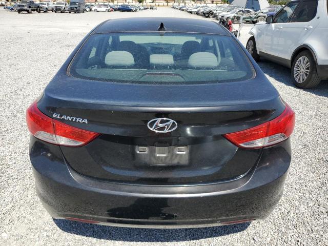 5NPDH4AE6DH420771 - 2013 HYUNDAI ELANTRA GLS BLACK photo 6