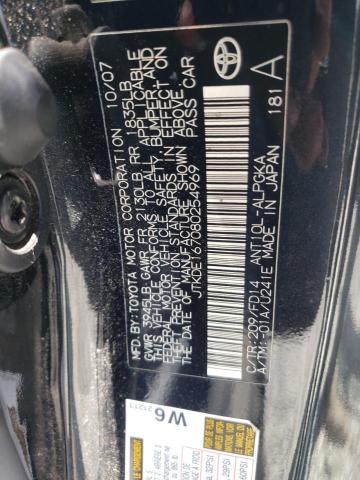 JTKDE167080254969 - 2008 TOYOTA SCION TC 黑色 照片 12