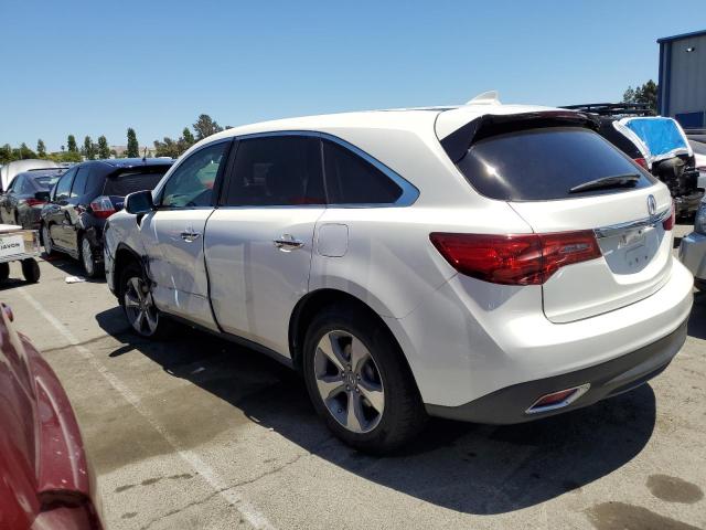 5FRYD3H25GB020656 - 2016 ACURA MDX WHITE photo 2