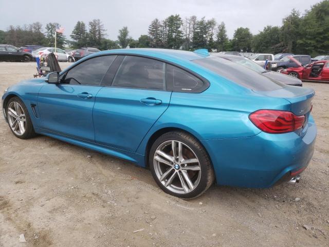 WBA4J3C51JBG90791 - 2018 BMW 430XI GRAN COUPE TURQUOISE photo 2