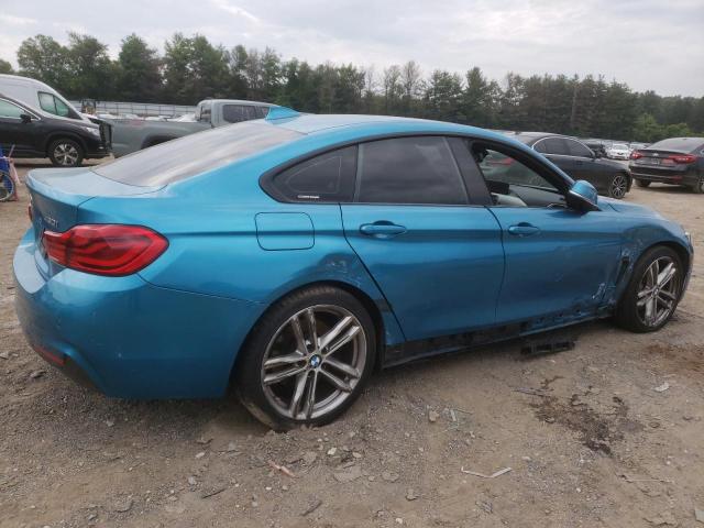 WBA4J3C51JBG90791 - 2018 BMW 430XI GRAN COUPE TURQUOISE photo 3