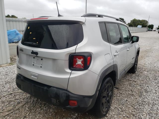 ZACCJBAB0JPH62116 - 2018 JEEP RENEGADE SPORT Արծաթագույն լուսանկար 4