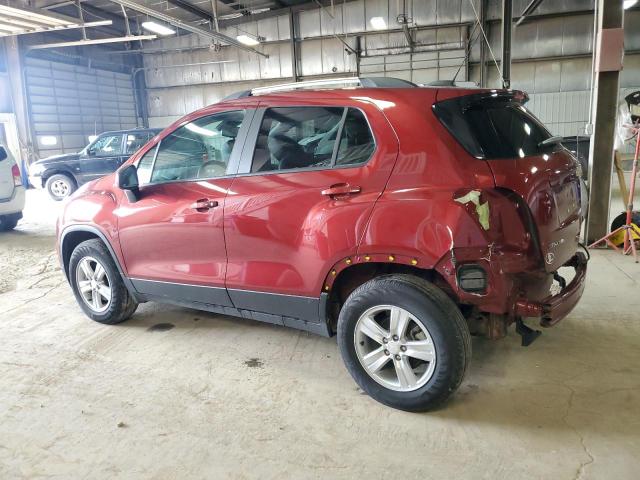 KL7CJPSM6NB528590 - 2022 CHEVROLET TRAX 1LT MAROON photo 2