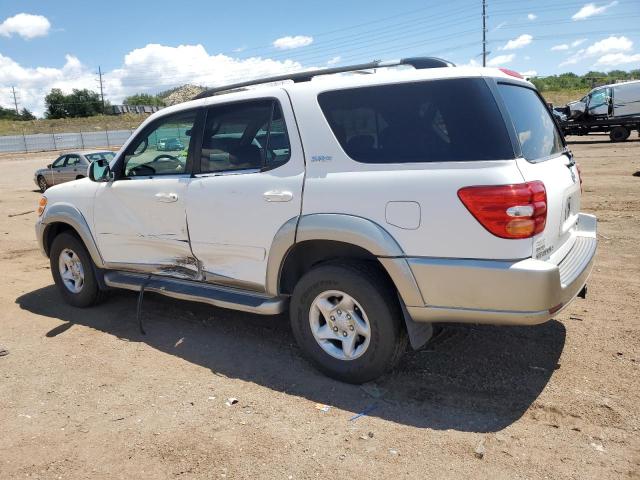 5TDBT44A82S107064 - 2002 TOYOTA SEQUOIA sr SR5 WHITE photo 2