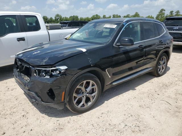 5UX43DP03N9K71772 - 2022 BMW X3 SDRIVE30I BLACK photo 1