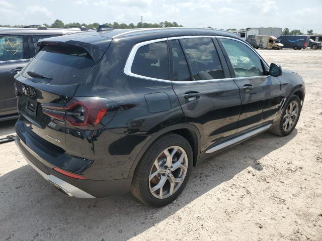 5UX43DP03N9K71772 - 2022 BMW X3 SDRIVE30I BLACK photo 3