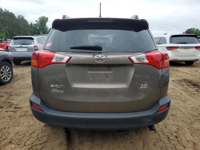 2T3BFREV3EW147352 - 2014 TOYOTA RAV4 LE BROWN photo 6