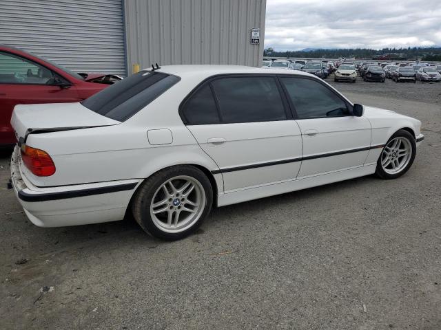 WBAGH83481DP18701 - 2001 BMW 740 IL WHITE photo 3