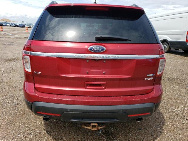 1FM5K8D8XFGC49657 - 2015 FORD EXPLORER XLT RED photo 6