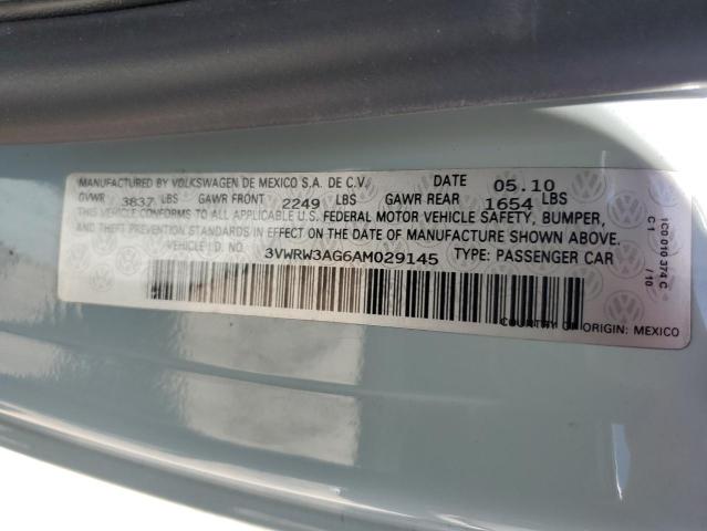 3VWRW3AG6AM029145 - 2010 VOLKSWAGEN NEW BEETLE Blau Foto 13