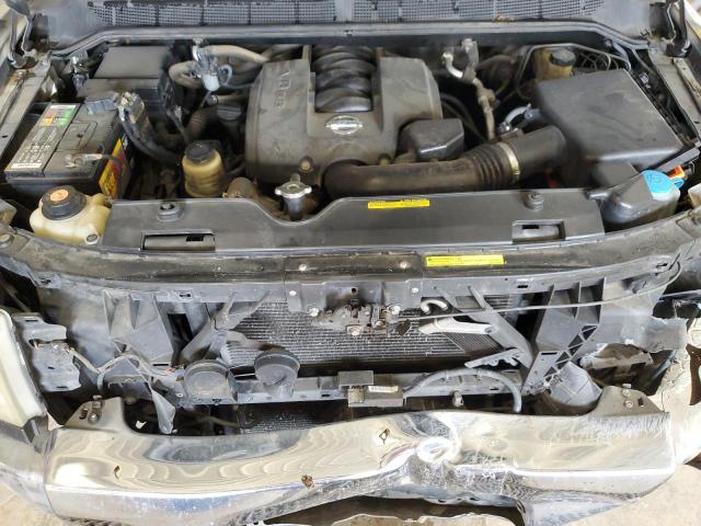 1N6AA07BX4N556430 - 2004 NISSAN TITAN XE CHARCOAL photo 11