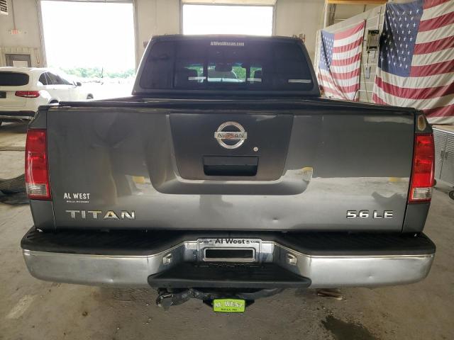 1N6AA07BX4N556430 - 2004 NISSAN TITAN XE CHARCOAL photo 6
