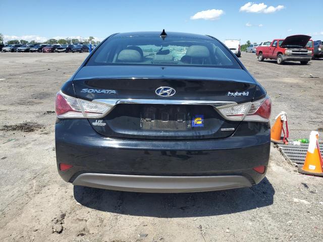 KMHEC4A45DA080137 - 2013 HYUNDAI SONATA HYBRID BLACK photo 6