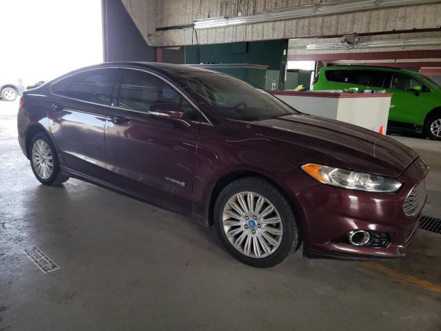 3FA6P0LU7DR129207 - 2013 FORD FUSION SE HYBRID PURPLE photo 4