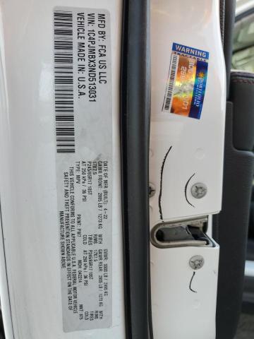 1C4PJMBX3ND513031 - 2022 JEEP CHEROKEE TRAILHAWK WHITE photo 13