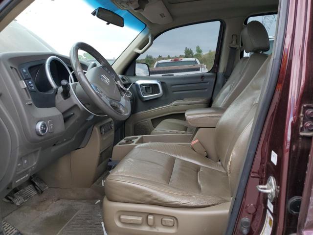 2HJYK16587H534502 - 2007 HONDA RIDGELINE RTL BURGUNDY photo 7