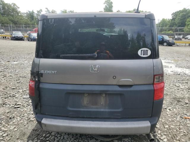 5J6YH18695L000783 - 2005 HONDA ELEMENT EX GRAY photo 6