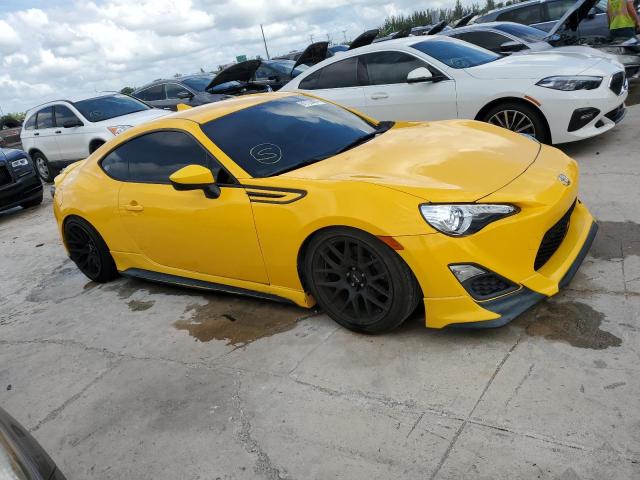 JF1ZNAA19F9706724 - 2015 TOYOTA SCION FR-S 黄色 照片 4