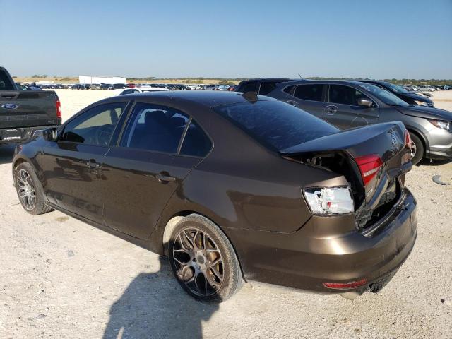 3VW2K7AJ9FM277459 - 2015 VOLKSWAGEN JETTA BASE 棕色 照片 2