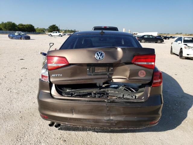 3VW2K7AJ9FM277459 - 2015 VOLKSWAGEN JETTA BASE 棕色 照片 6