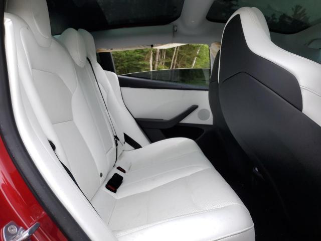 5YJ3E1ET2SF963204 - 2025 TESLA MODEL 3 Czerwony zdjęcie 10