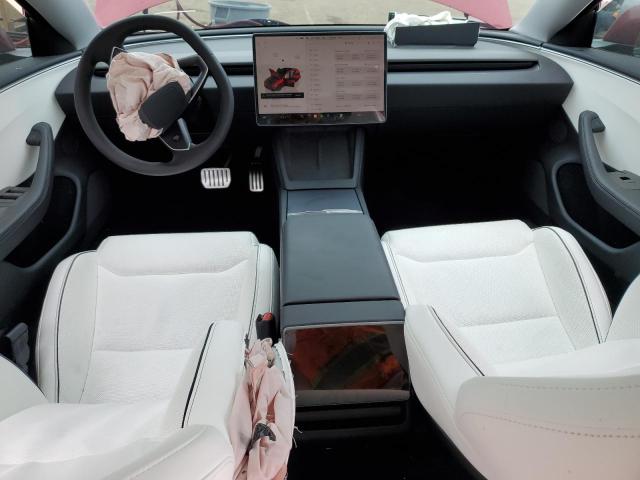 5YJ3E1ET2SF963204 - 2025 TESLA MODEL 3 Czerwony zdjęcie 8