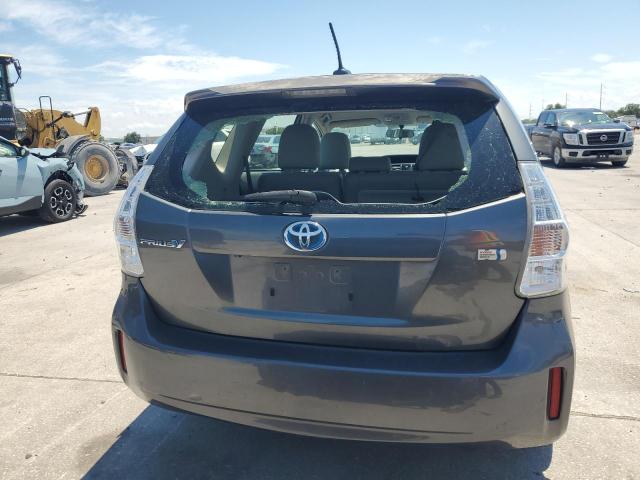 JTDZN3EUXC3129498 - 2012 TOYOTA PRIUS V GRAY photo 6