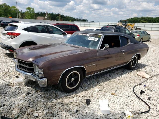 136371K114838 - 1971 CHEVROLET CHEVELLE M BROWN photo 1