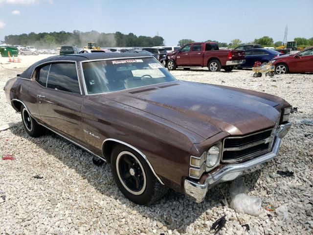 136371K114838 - 1971 CHEVROLET CHEVELLE M BROWN photo 4