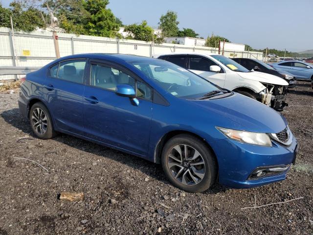 19XFB2F94DE229557 - 2013 HONDA CIVIC EXL BLUE photo 4