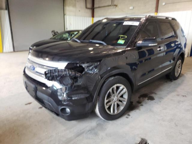 1FMHK8D86CGA77510 - 2012 FORD EXPLORER XLT BLACK photo 2