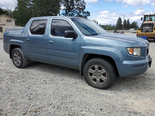 2HJYK16398H539367 - 2008 HONDA RIDGELINE RTX BLUE photo 4