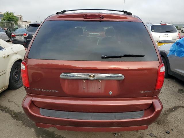 2A4GP54L07R231826 - 2007 CHRYSLER TOWN AND C TOURING MAROON photo 6