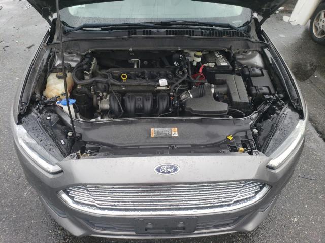 1FA6P0G72E5371962 - 2014 FORD FUSION S GRAY photo 11