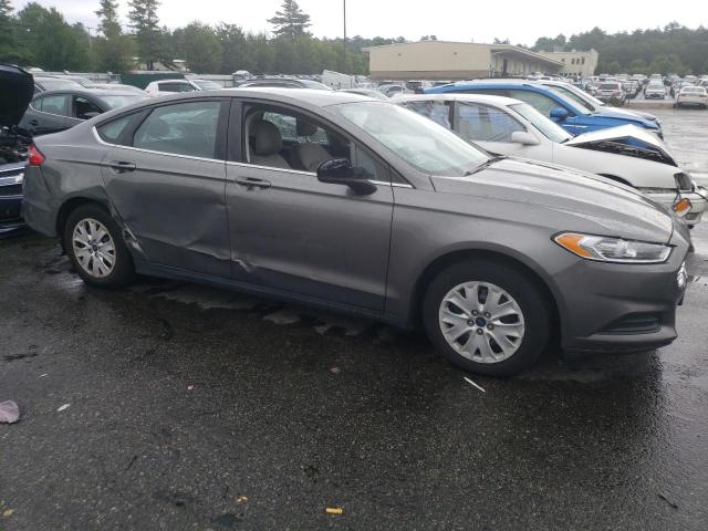 1FA6P0G72E5371962 - 2014 FORD FUSION S GRAY photo 4