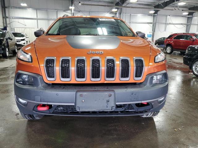 1C4PJMBS6GW269435 - 2016 JEEP CHEROKEE TRAILHAWK ORANGE photo 5