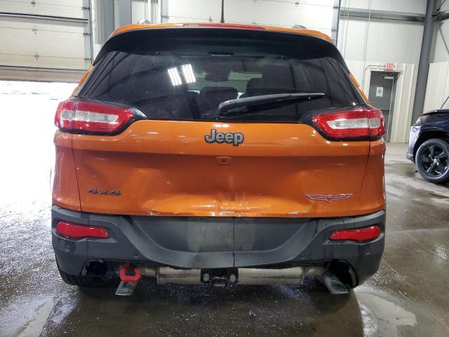 1C4PJMBS6GW269435 - 2016 JEEP CHEROKEE TRAILHAWK ORANGE photo 6