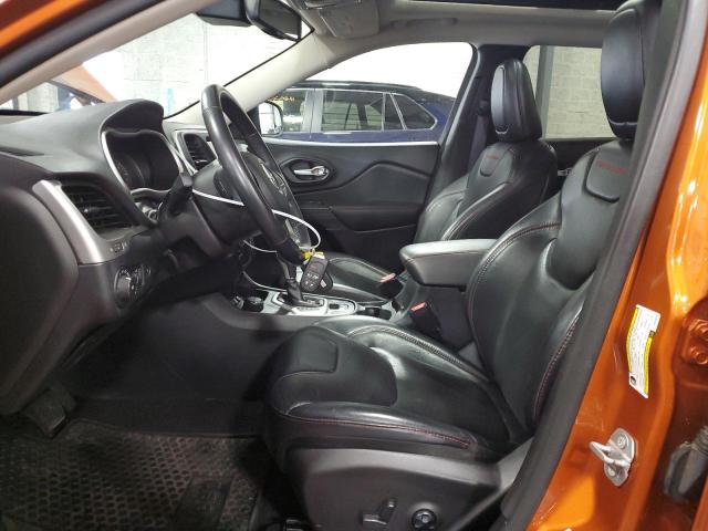 1C4PJMBS6GW269435 - 2016 JEEP CHEROKEE TRAILHAWK ORANGE photo 7