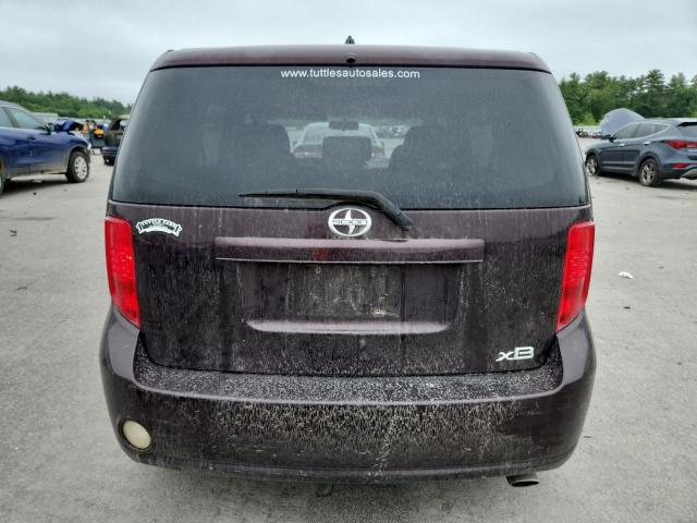 JTLKE50E481016263 - 2008 TOYOTA SCION XB Бордовый фото 6