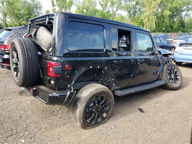 1C4JJXP67MW675187 - 2021 JEEP WRANGLER U SAHARA 4XE BLACK photo 3