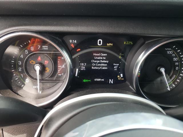 1C4JJXP67MW675187 - 2021 JEEP WRANGLER U SAHARA 4XE BLACK photo 9