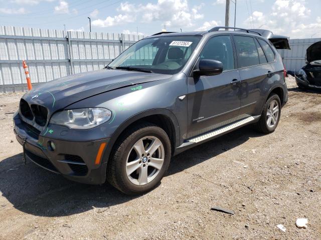 5UXZW0C51CL666721 - 2012 BMW X5 XDRIVE35D GRAY photo 1