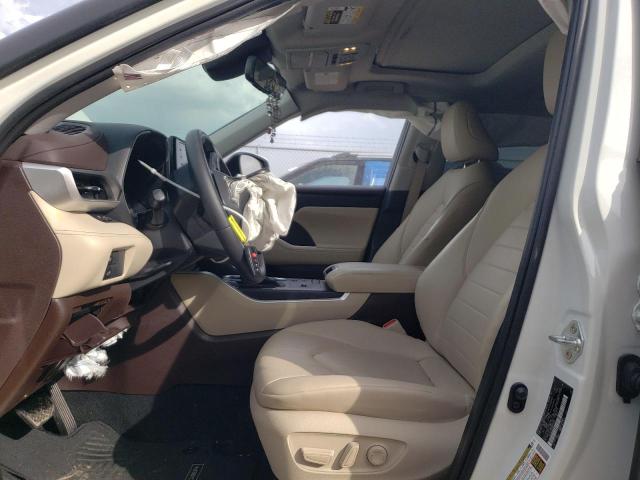 5TDGZRAH4MS532061 - 2021 TOYOTA HIGHLANDER XLE WHITE photo 7