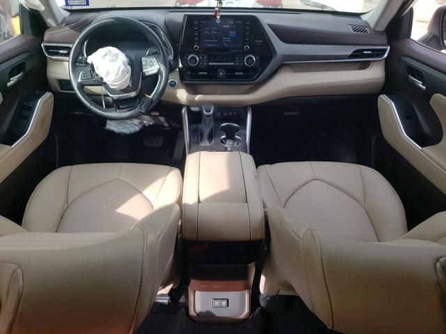 5TDGZRAH4MS532061 - 2021 TOYOTA HIGHLANDER XLE WHITE photo 8