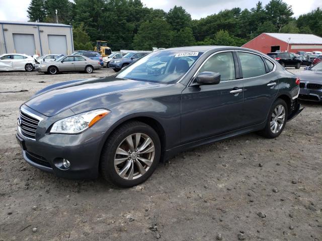 JN1BY1AR1DM601150 - 2013 INFINITI M37 X GRAY photo 1