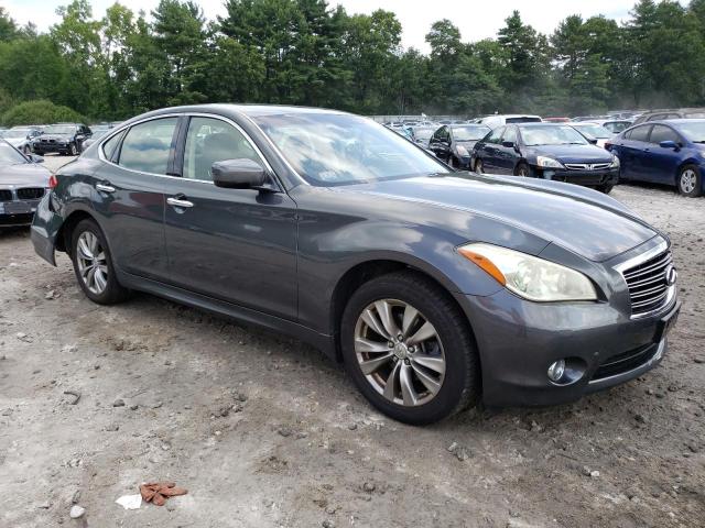 JN1BY1AR1DM601150 - 2013 INFINITI M37 X GRAY photo 4