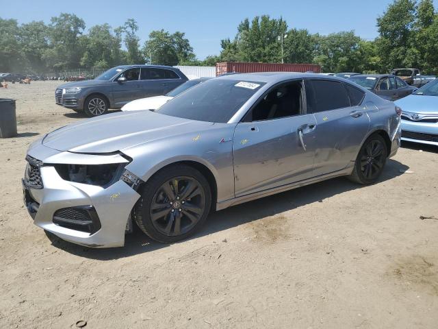 19UUB5F50MA004837 - 2021 ACURA TLX TECH A SILVER photo 1